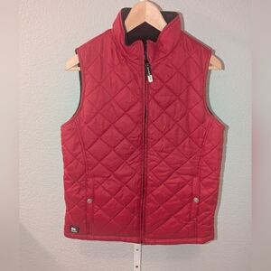 Roper Reversible Vest Red Puffer And Black Fabric Inside. New With Tags! Small